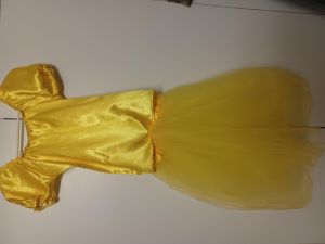 Kids Costumes to Hire - Yellow Satin Top & Tulle Skirt - GIRL